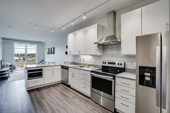 Polar white cabinets